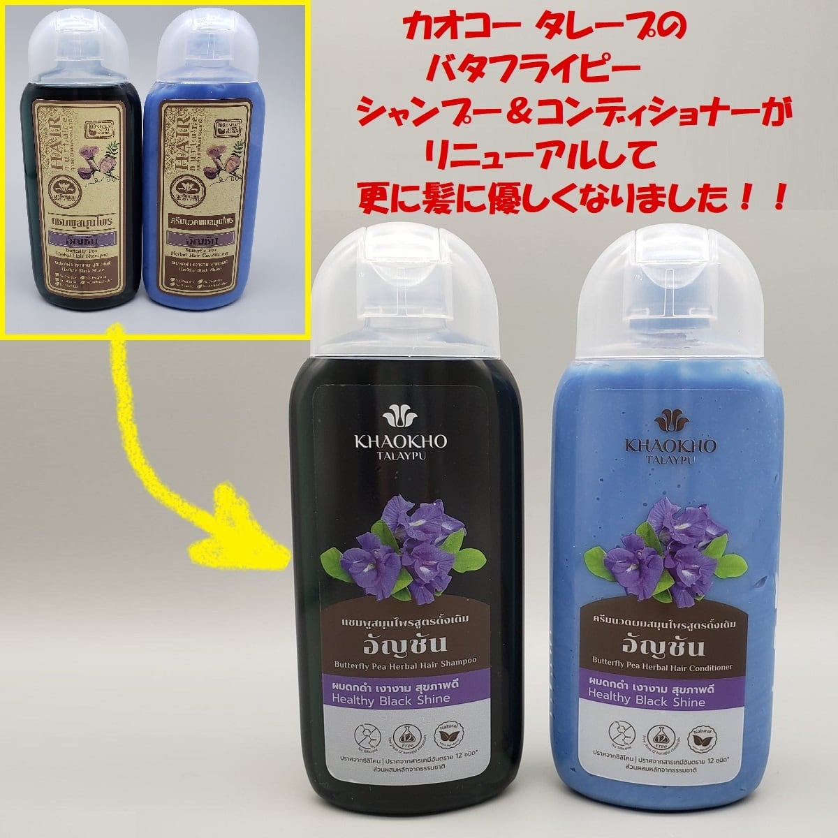 アバイブーベ☆バタフライピーのシャンプー＆コンディショナー | Kikiribon