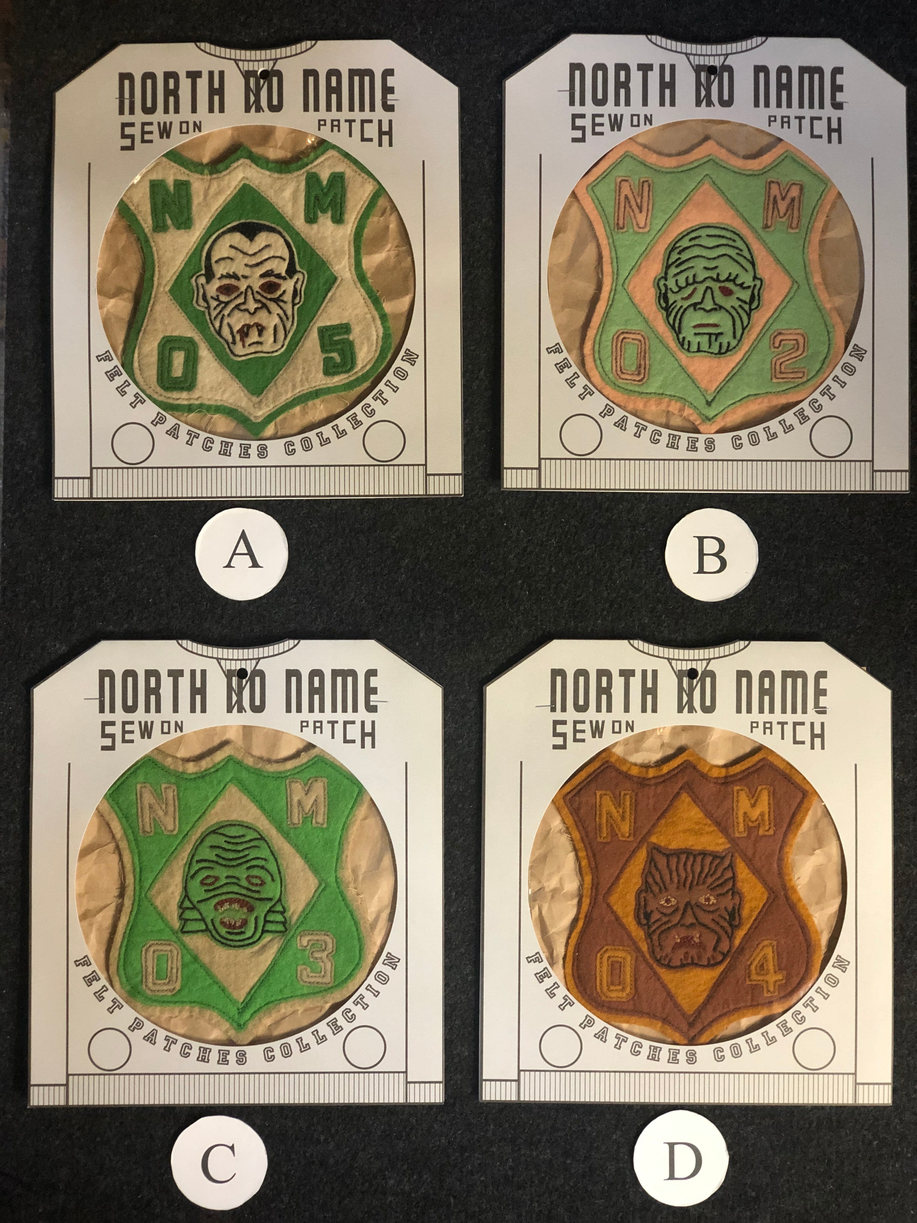 NORTH NO NAME】ノースノーネーム FELT PATCH / フェルトパッチ