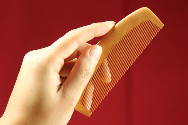 お六櫛】とき櫛 4寸 超細歯 みねばり | 【工房ふるかわや】木曽の伝統