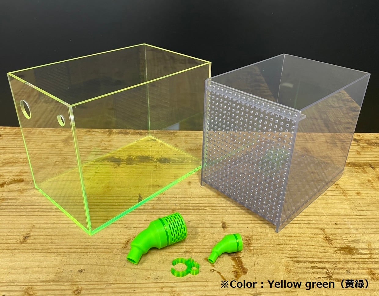 JJ CUSTOM RODS TWIN CUBE 2層式アクリル水槽　ワカサギ m21577118477_1.jpg?1761392609