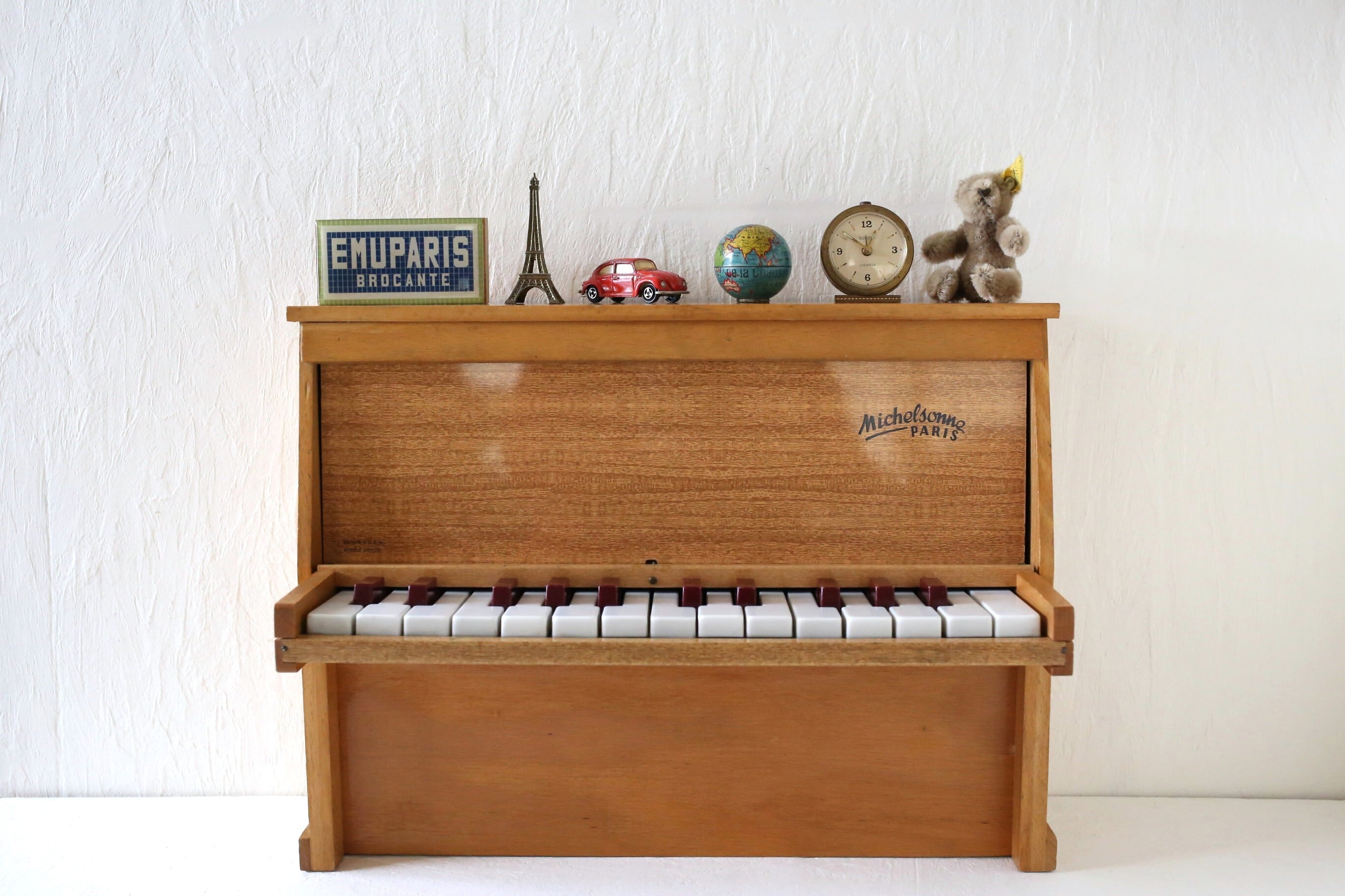 フランス アンティーク ヴィンテージ トイピアノ 『Michelsonne Paris