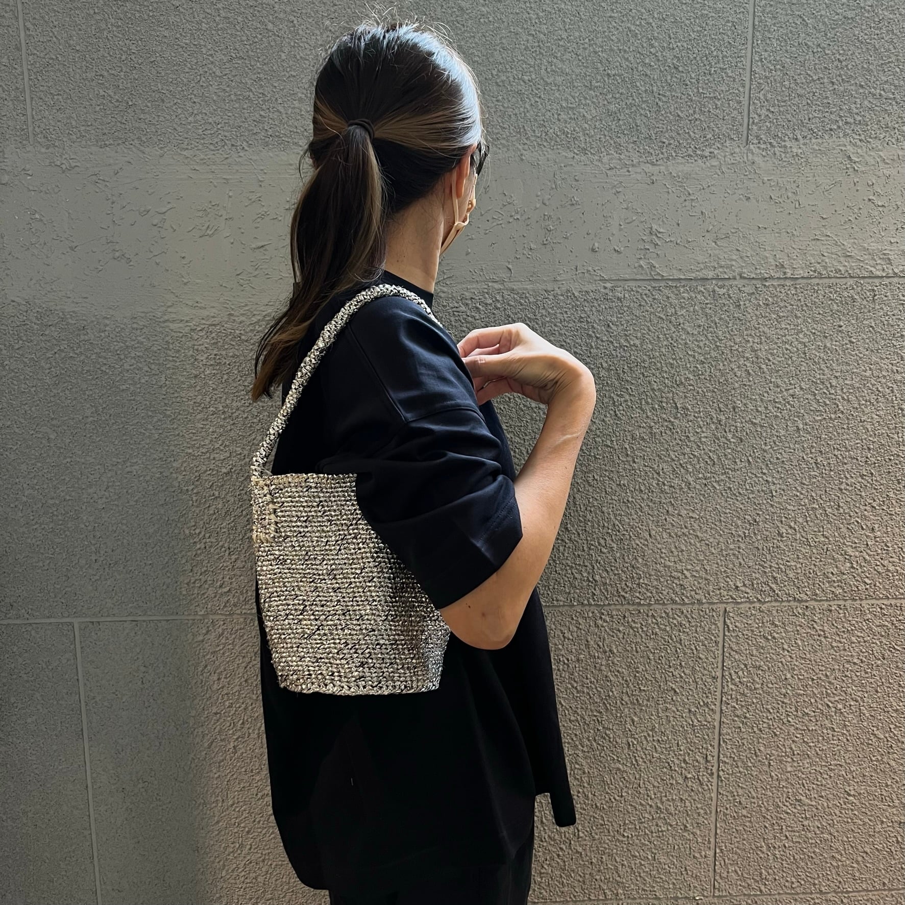 RECTANGLE : シルバーバスケット ミニショルダー | Onthebooks