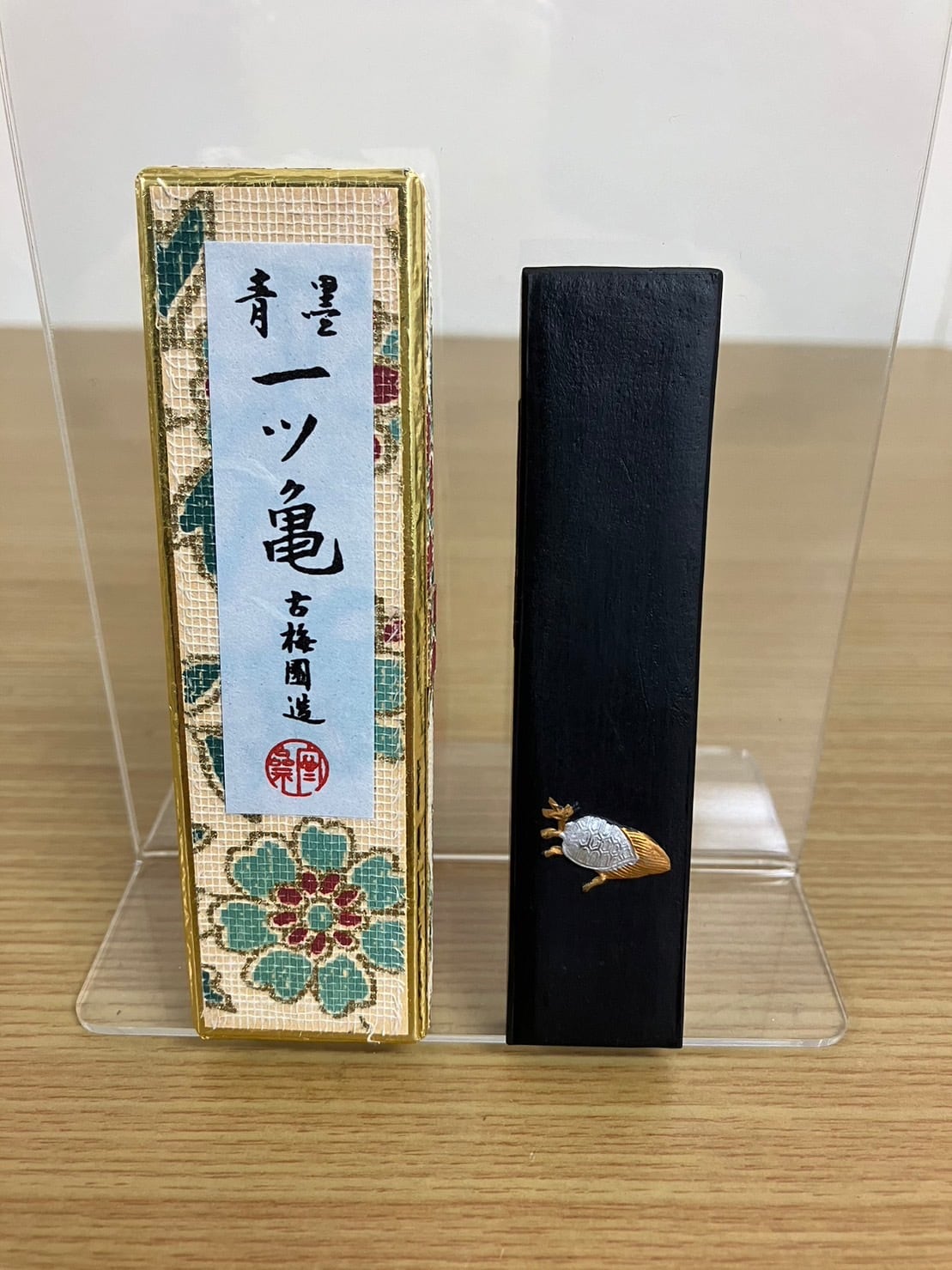 老舗高級稀少ヘラ古墨極上 2点43gx2格安で！ 老舗高級稀少ヘラ古墨 3丁