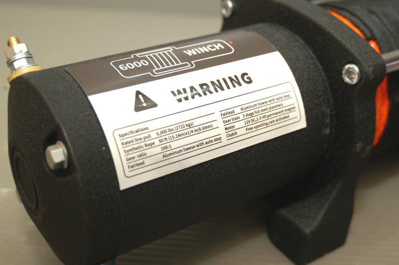 ウインチ 6000LB ワイヤレスリモコン | JCR