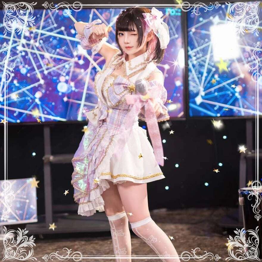 即納 キラキラ アイドル衣装 セットアップ JSK つけ襟 ライブ ステージ