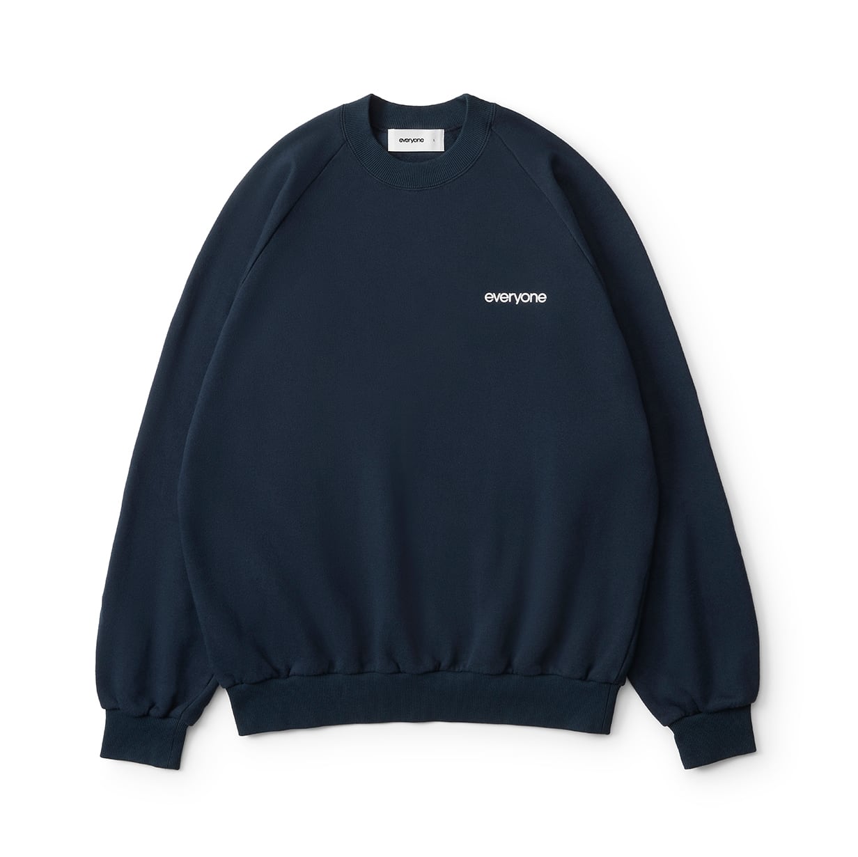 everyone classic crew neck sweat shirt (NAVY) | everyone