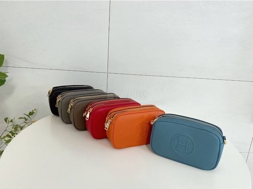 Hロゴ ショルダーバッグ | galanos