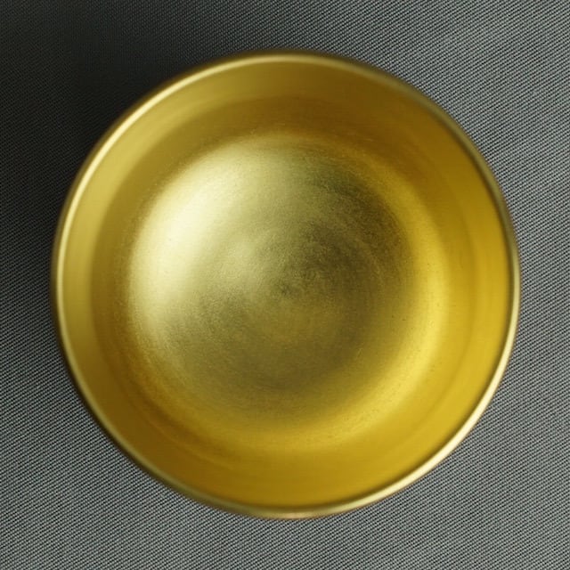 二代仲田錦玉 渦打青粒金彩酒盃［桐箱付］ | ギャラリー銀乃月