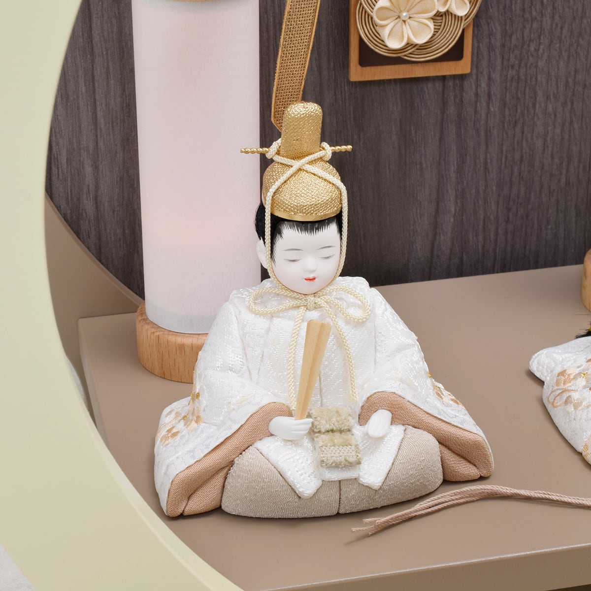 雛人形 親王飾り【凛月】Ridzuki |一秀｜木目込人形｜モダン｜おしゃれ