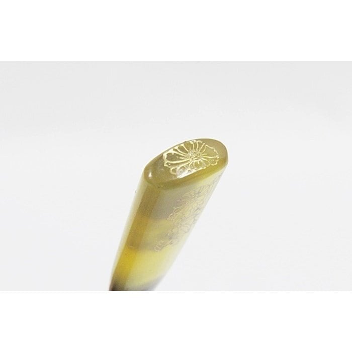 鼈甲櫛 笄 白べっ甲 螺鈿(蝶貝) 金細工 アンティーク 特選セット