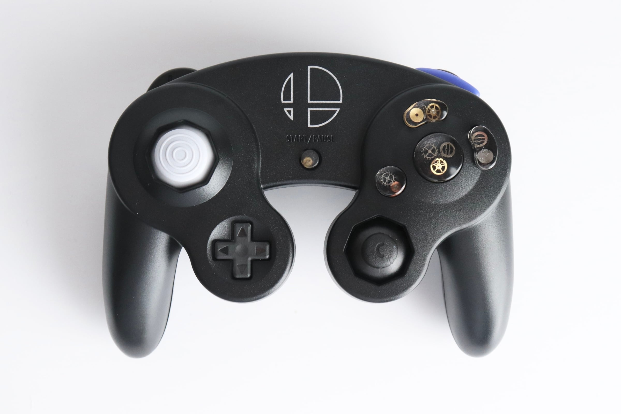 カスタムGCコンボタン(ABXY,start,十字)歯車ブラック | e-Room