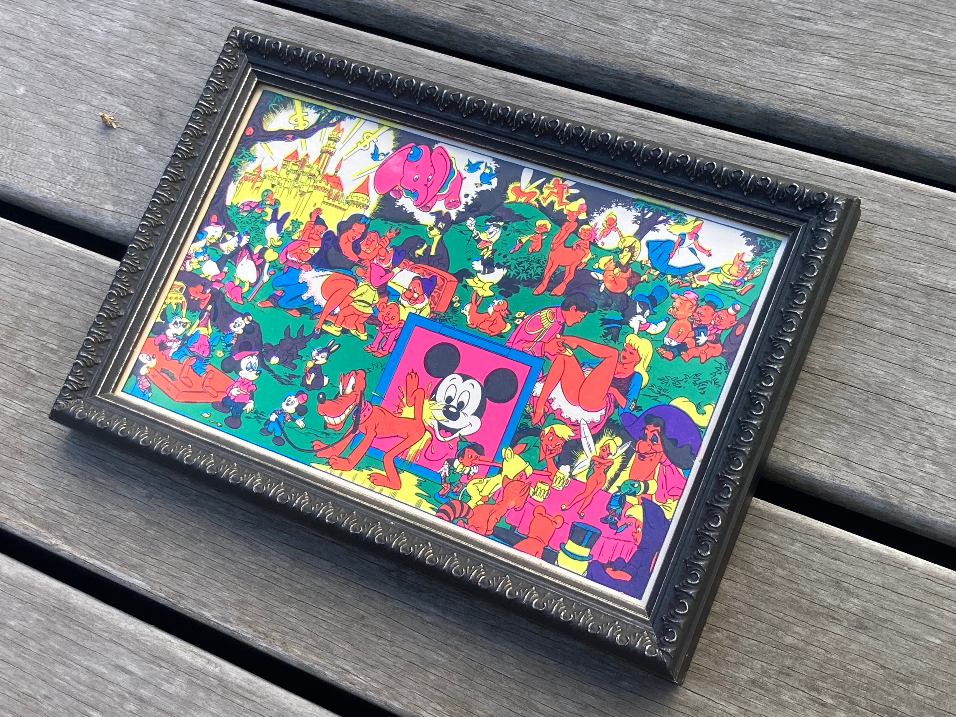 70s Disney memorial orgy post card framining | CEREAL（シリアル）