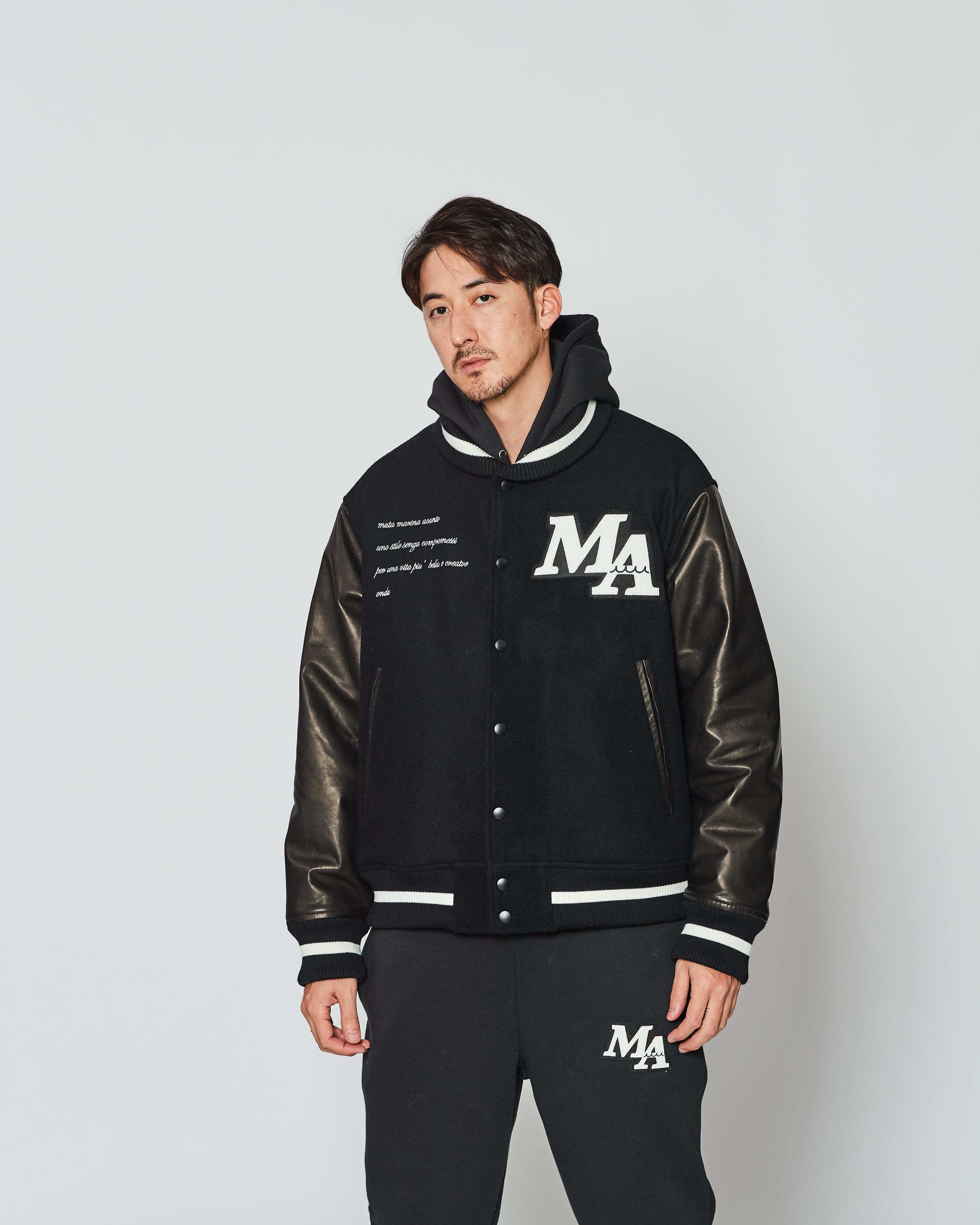 muta MARINE × ACANTHUS スタジアムジャケット | ACANTHUS ONLINE STORE