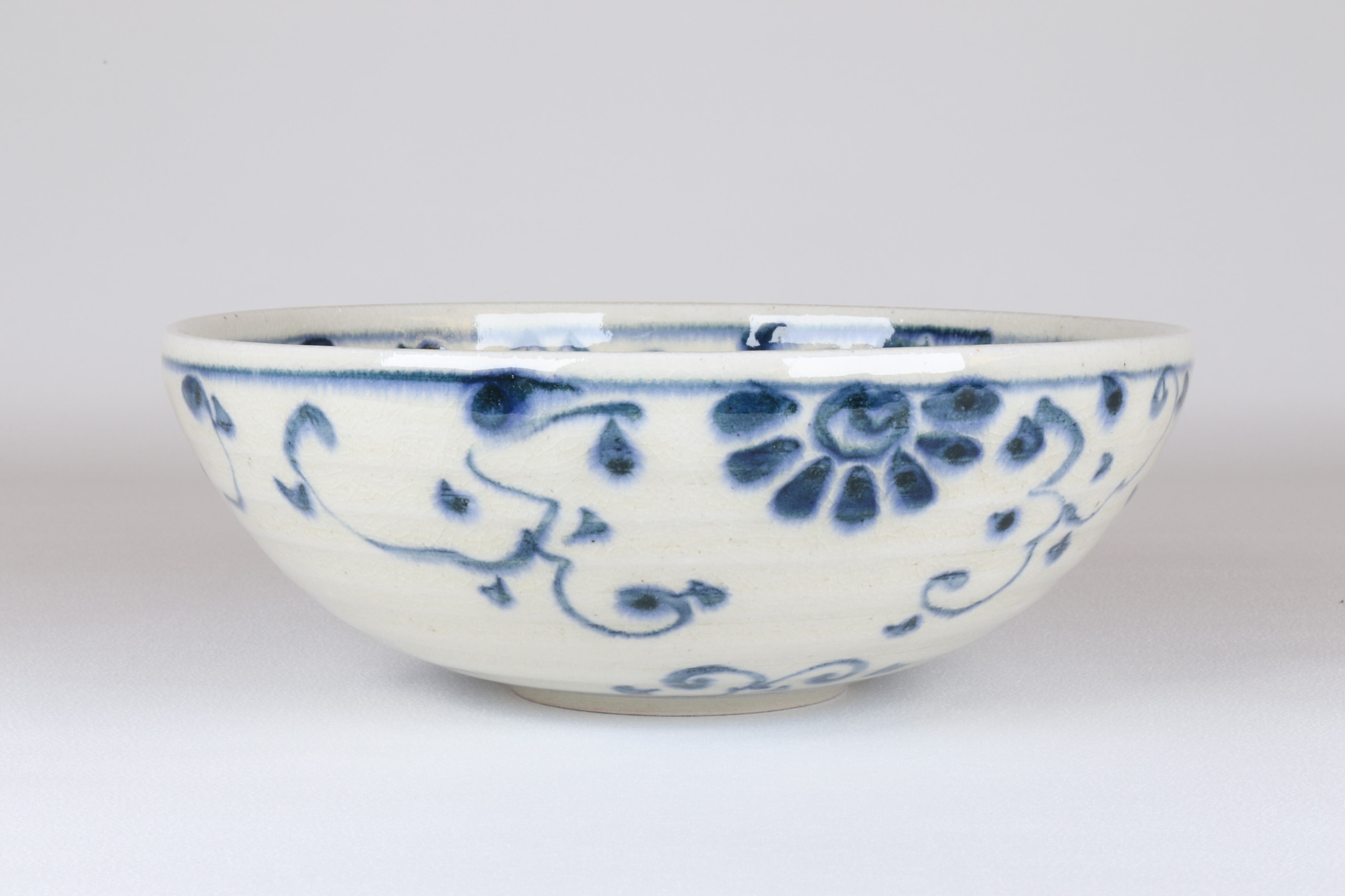 安南 平ボール 花安南 | 宗山窯