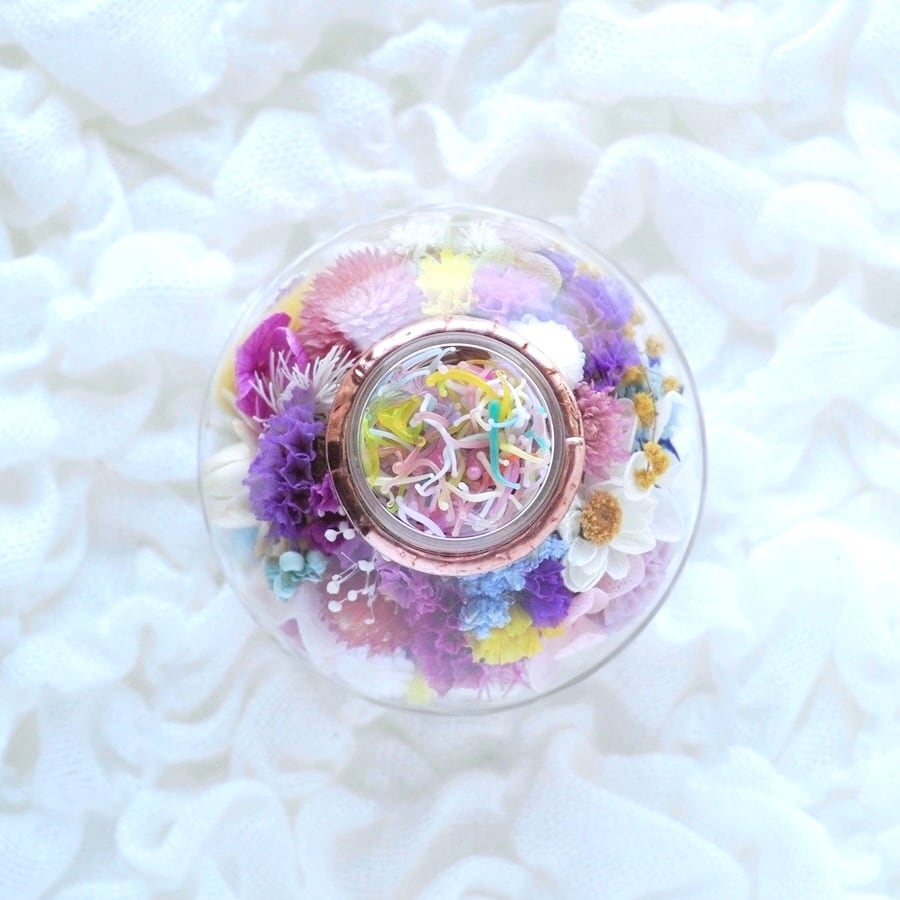 ガラスポッドの万華鏡 フラワーポッド/ボタニカル3ミラー | GlassNique