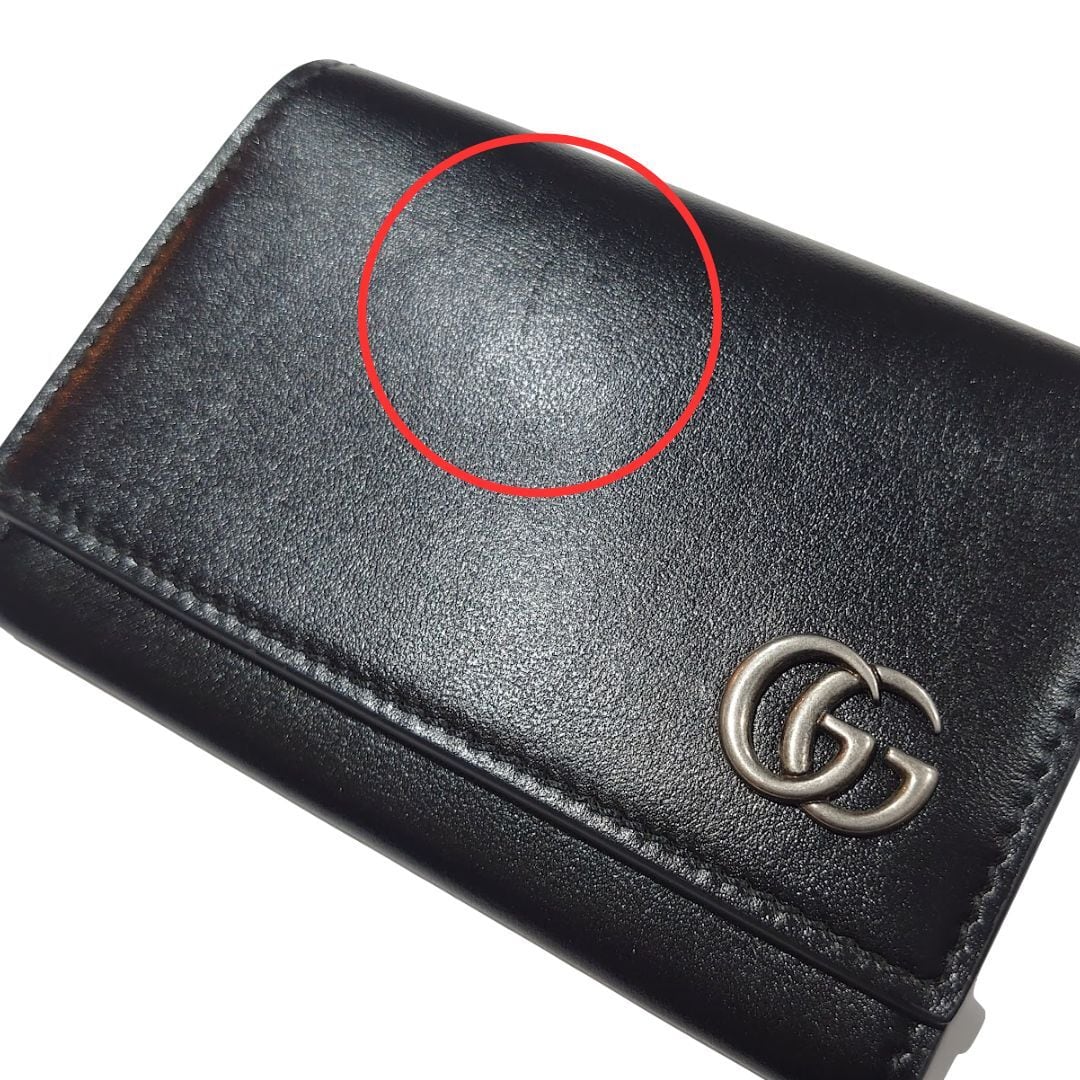 GUCCI グッチ GGマーモント カードケース 名刺ケース 名刺入れ ダブルG