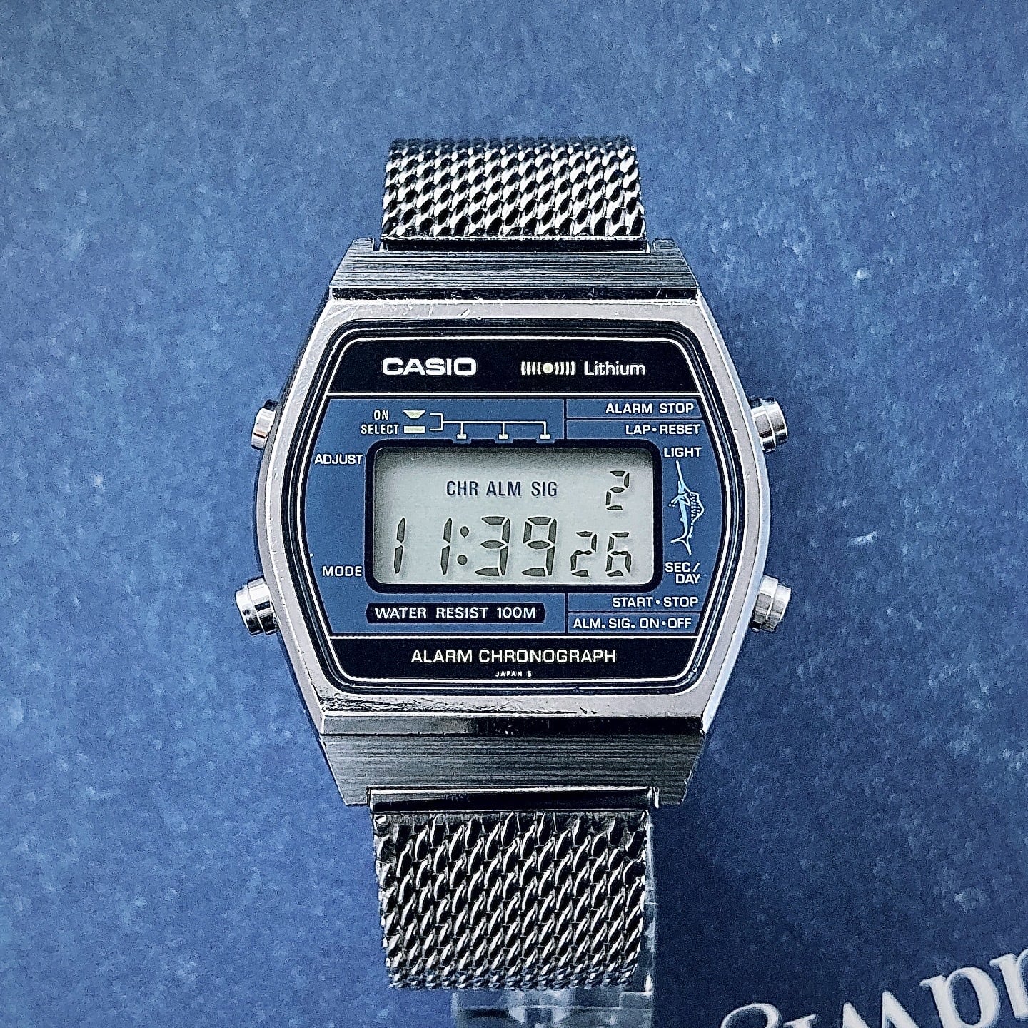 商品番号156 casio w250青 Marlin | ふるカシ時計
