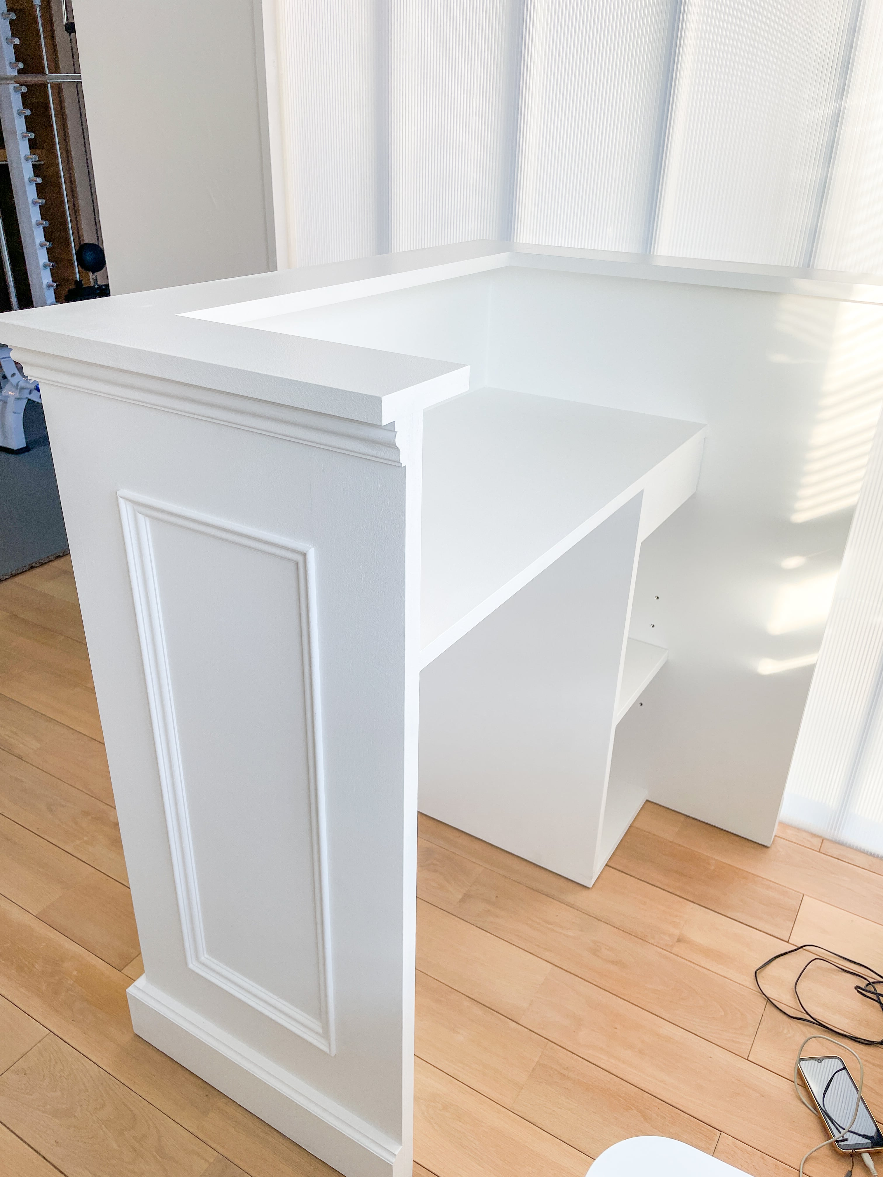 現品処分品 壁付け L字 レジカウンター 現品処分品 壁付け L字 レジ