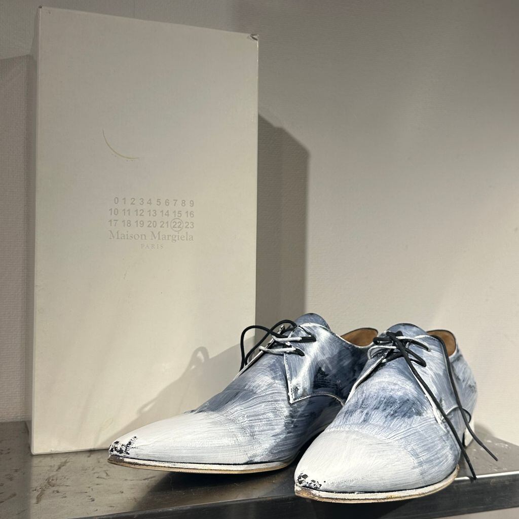 Maison Margiela メゾンマルジェラ 21SS Leather Dress Shoes ペンキ