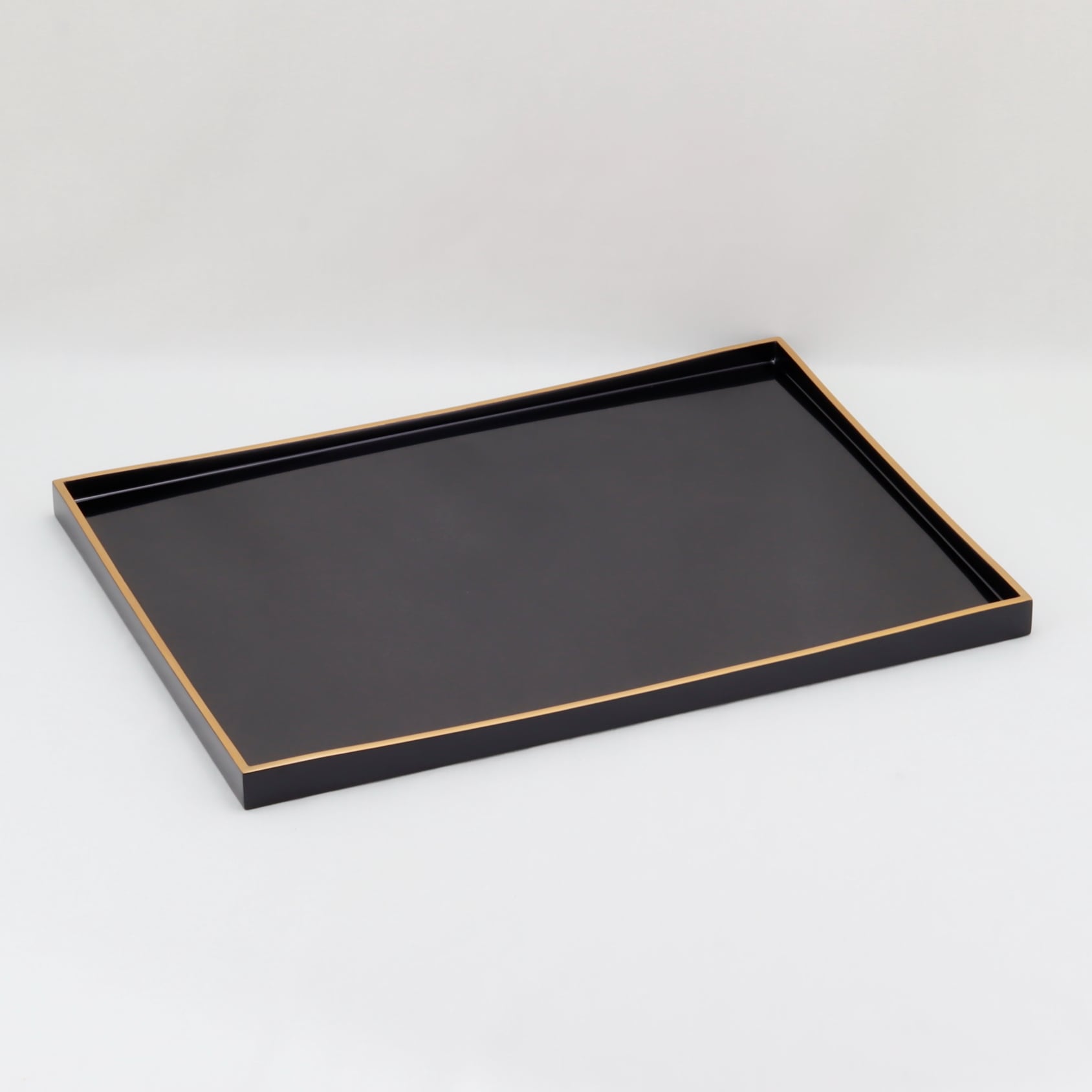 604 輪島塗 卓上膳／隅立形／黒塗／金縁 | 輪島塗 加藤漆器店 公式