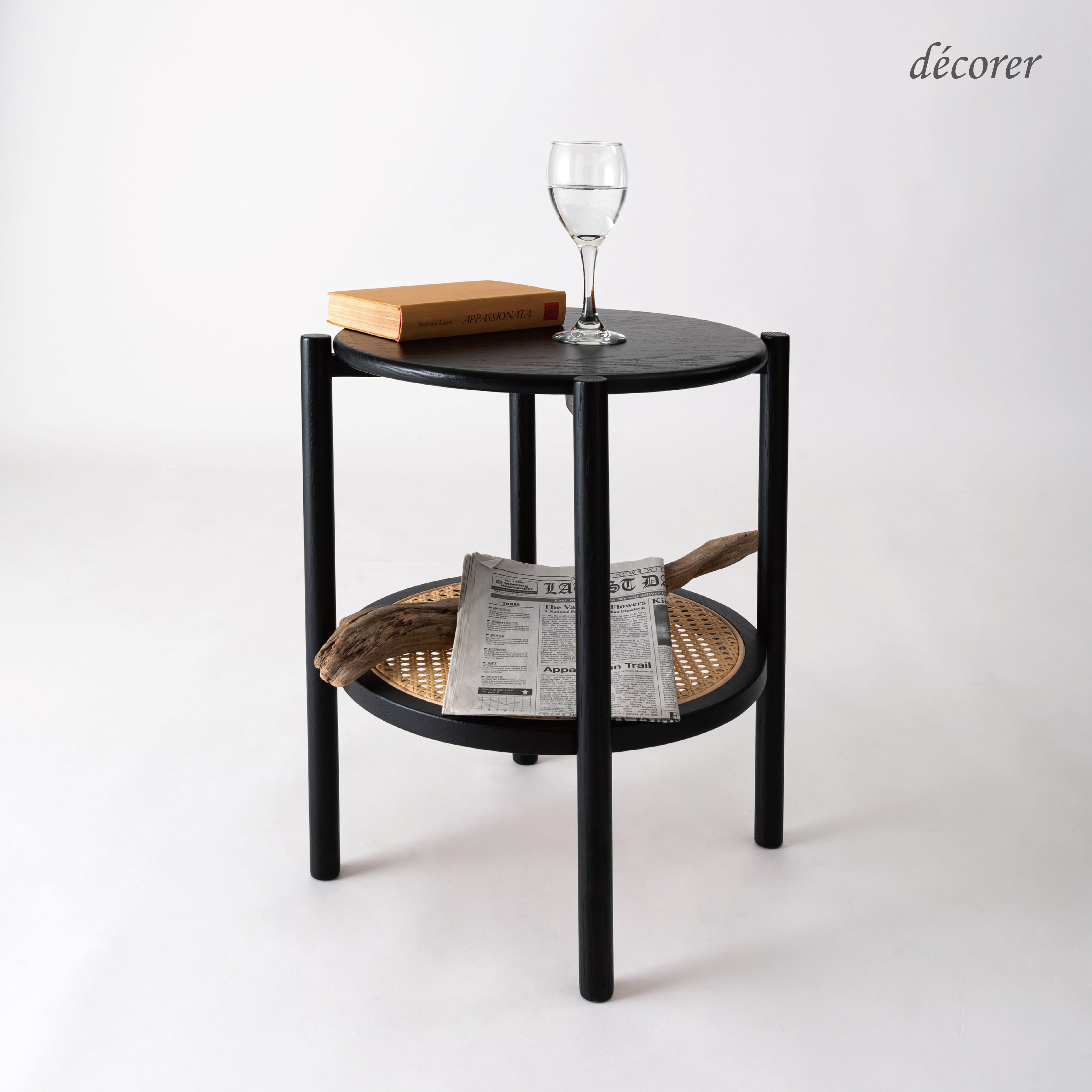 Artificial rattan side table No.22 | DÉCORER