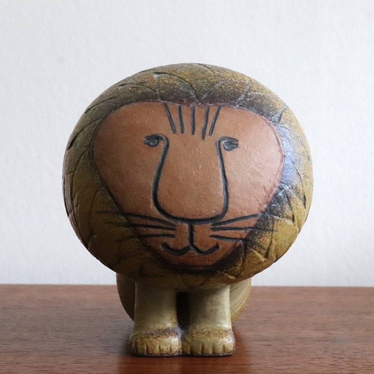 c6712】ライオン(M) / AFRICA［Lisa Larson / Sweden］ | 北欧