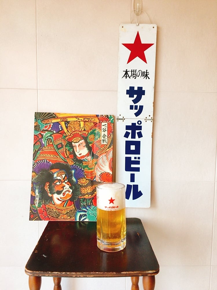 昭和レトロ ホーロー看板 サッポロビール | レトロ雑貨 チェリッシュ