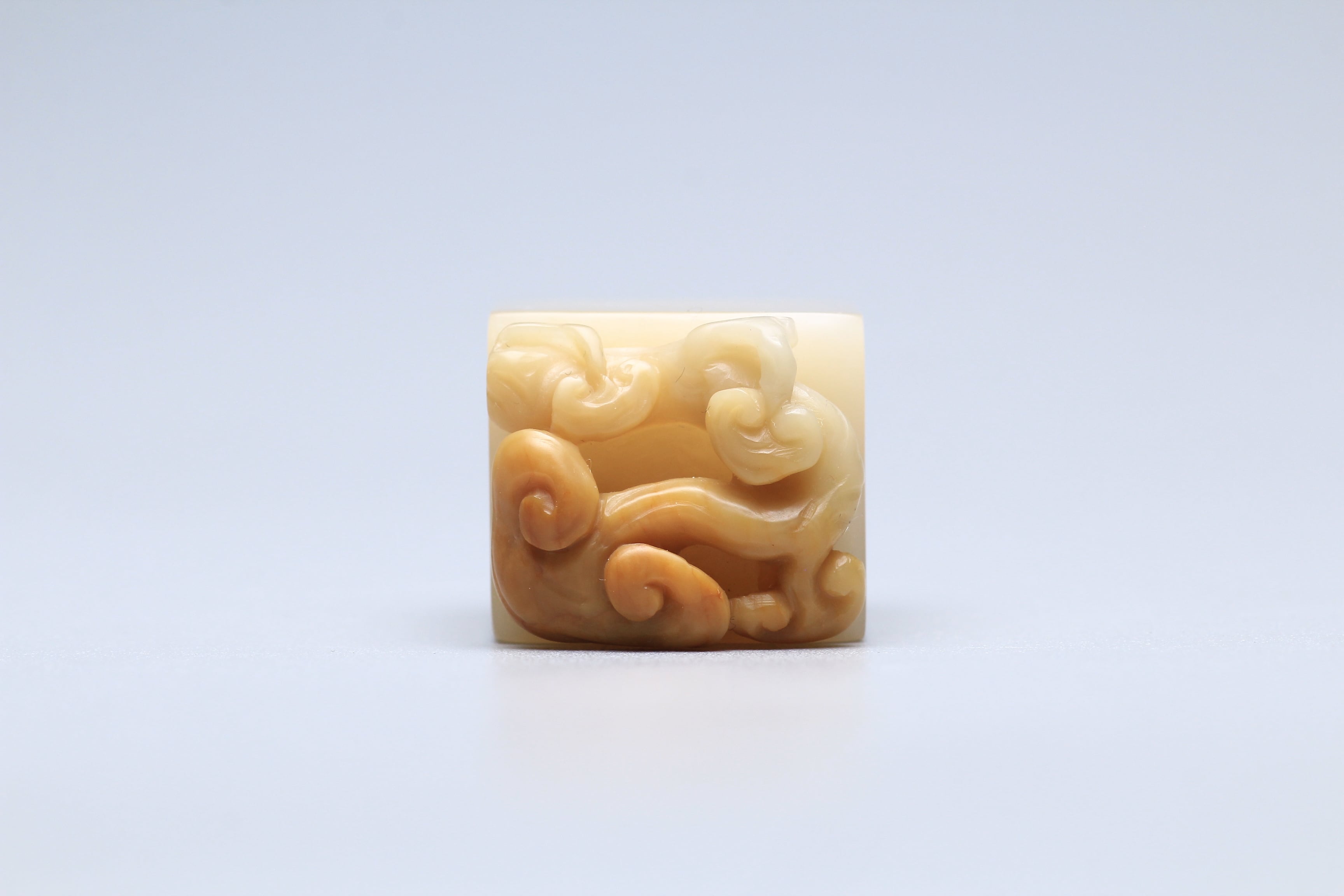 寿山石印材 高山洞石 霊芝 希少 高級印材 書道 篆刻 | 正一 古美術