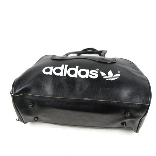 80s ヴィンテージ 古着 adidas レザー スポーツ ボストンバッグ
