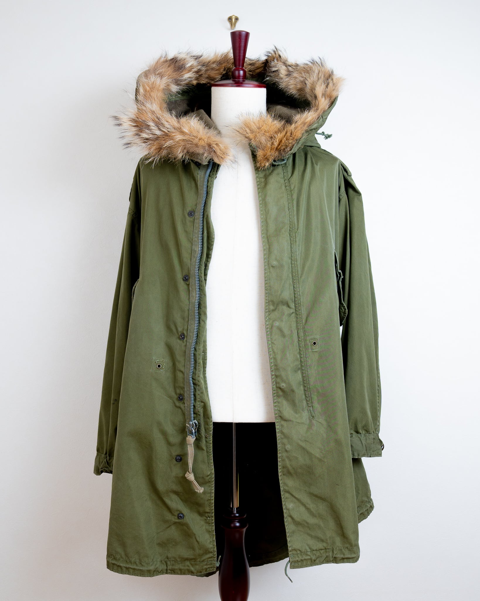 Vintage 1953 M51 コヨーテファー フードのみ パーカ U.S. M-51