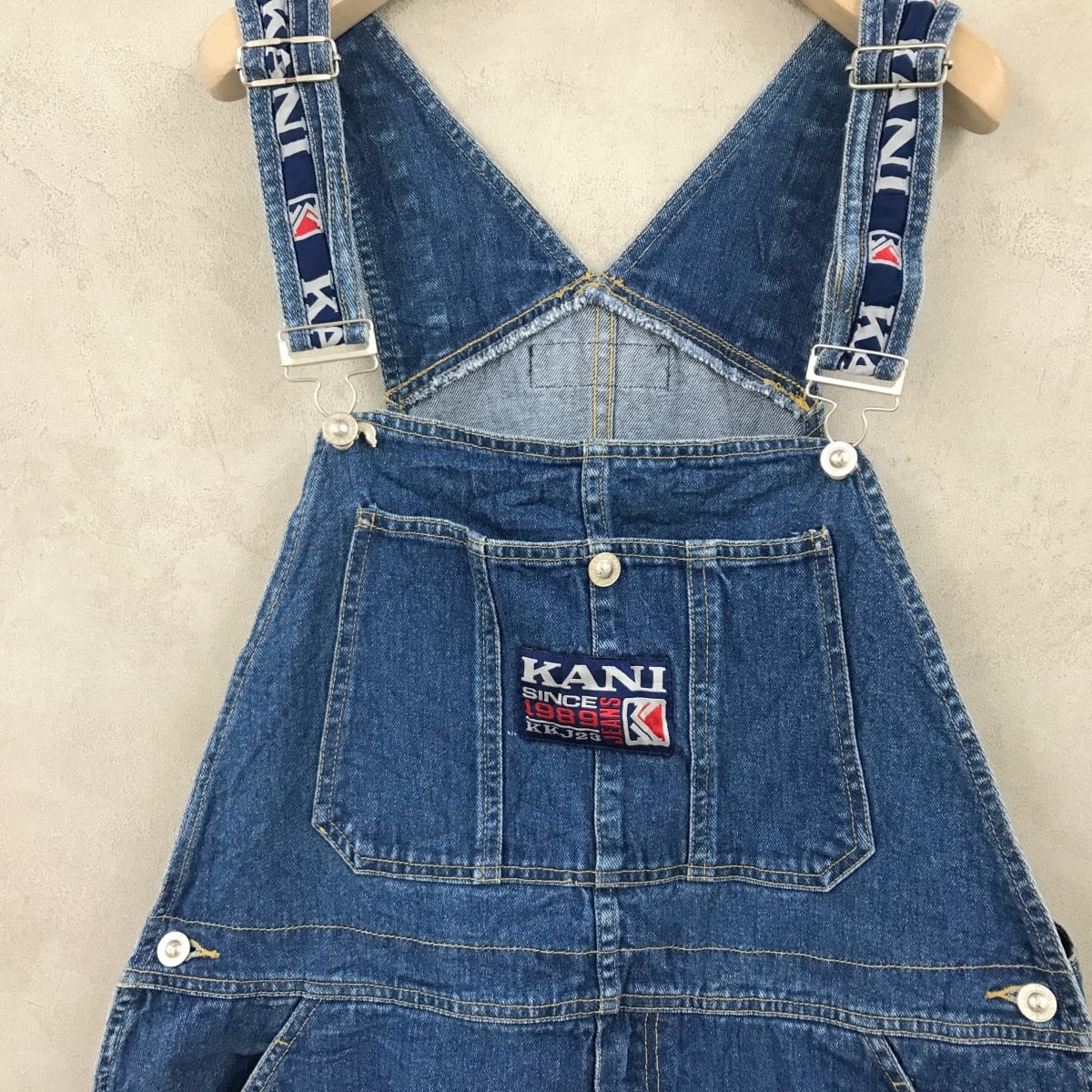 KARL KANI カールカナイ 90年代 デニム オーバーオール ロゴ