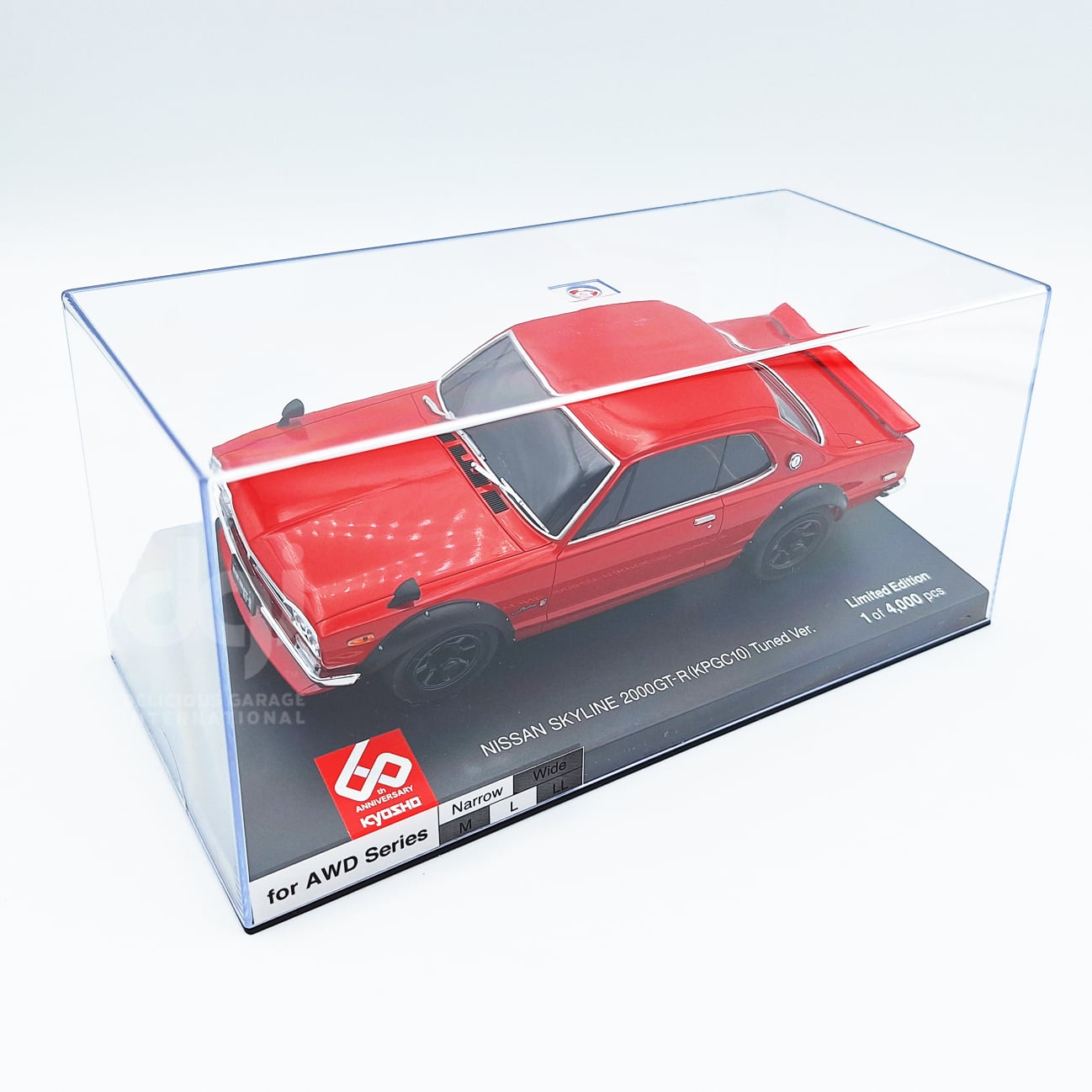 京商 MINI-Z 京商60th限定 スカイライン 2000GT-R レッド MZP466R60