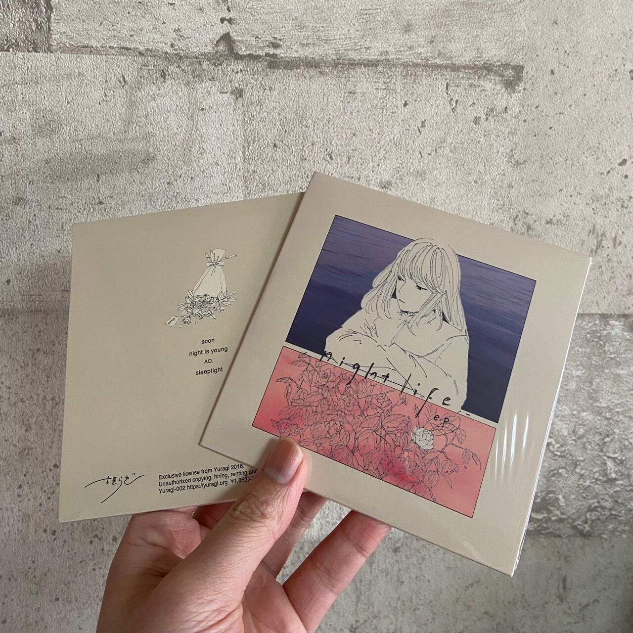 CD】揺らぎ / night life e.p（リイシュー） | HOLIDAY! RECORDS DISTRO