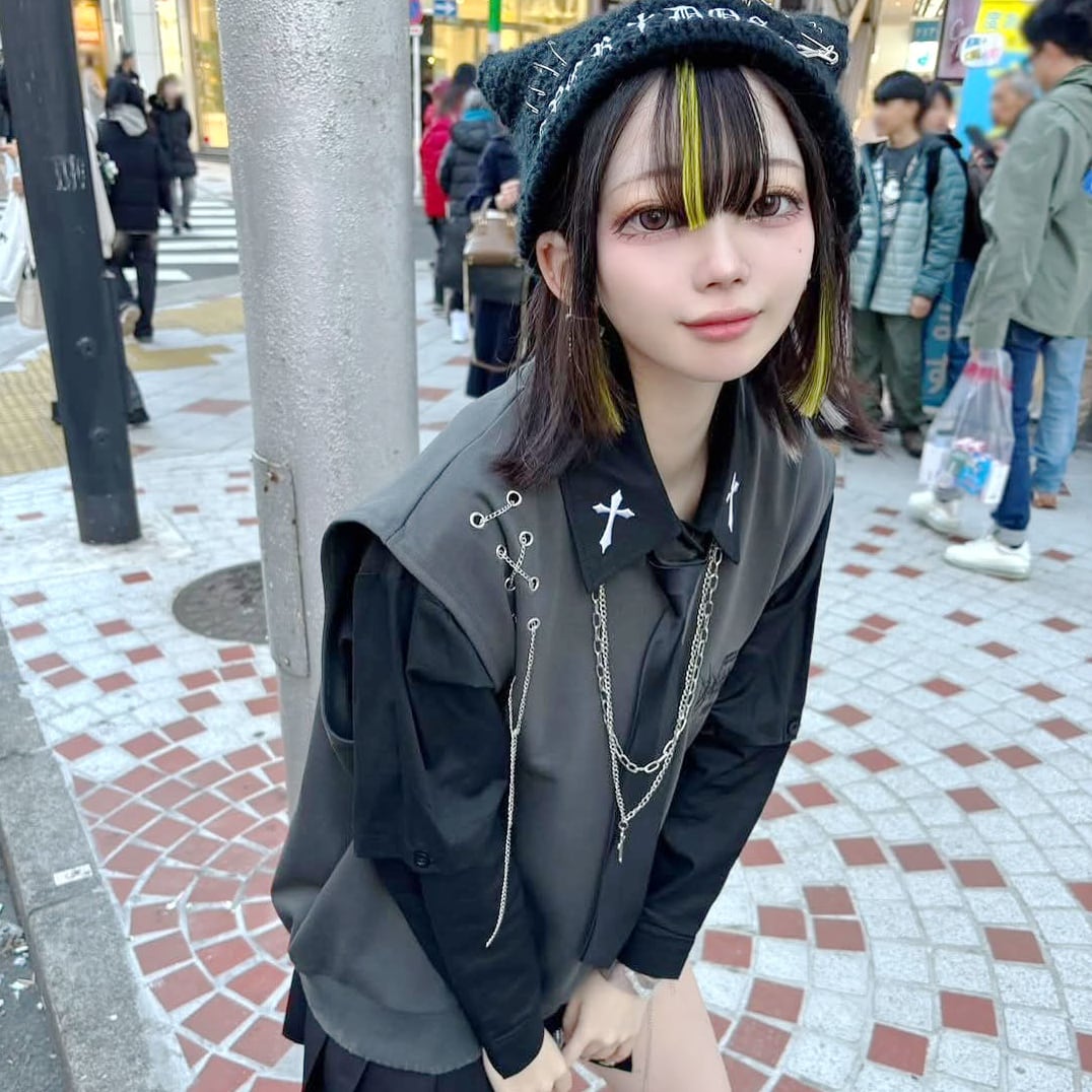 渋谷店で人気！】サブカル刺繍☆チェーンベスト | VOLCAN&APHRODITE