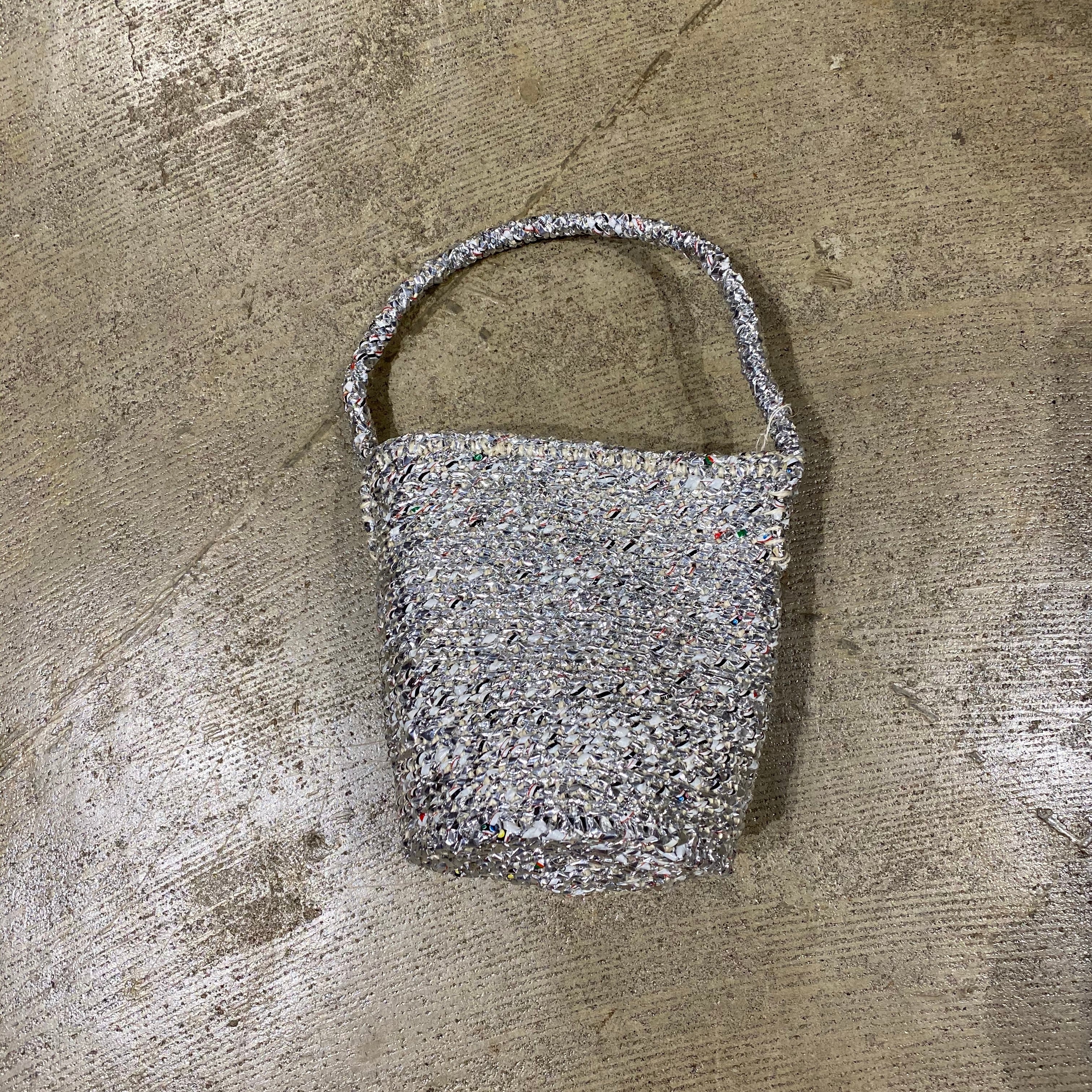 RECTANGLE : シルバーバスケット ミニショルダー | Onthebooks