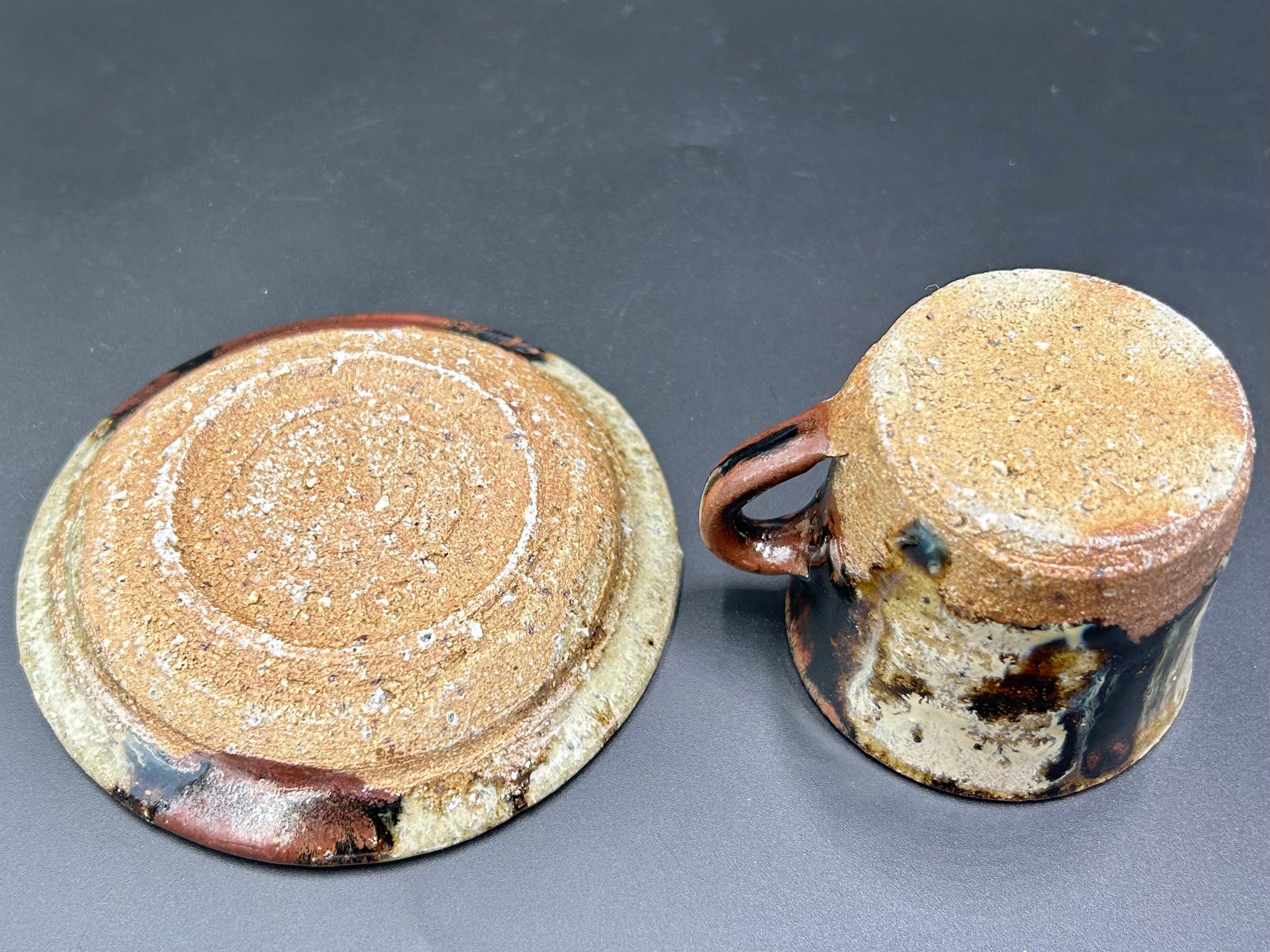 朝鮮唐津エスプレッソ カップ＆ソーサー／Chosen-karatsu espresso cup