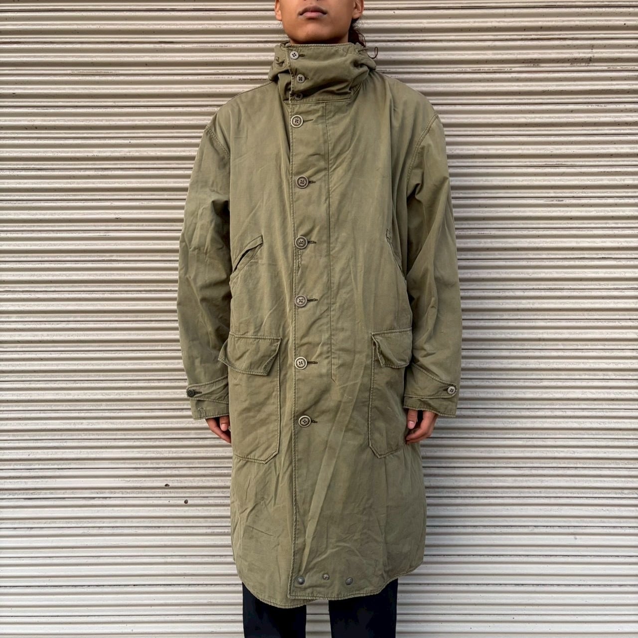 40's US.ARMY 米軍実物 山岳部隊 M-42 リバーシブル オーバーコート M