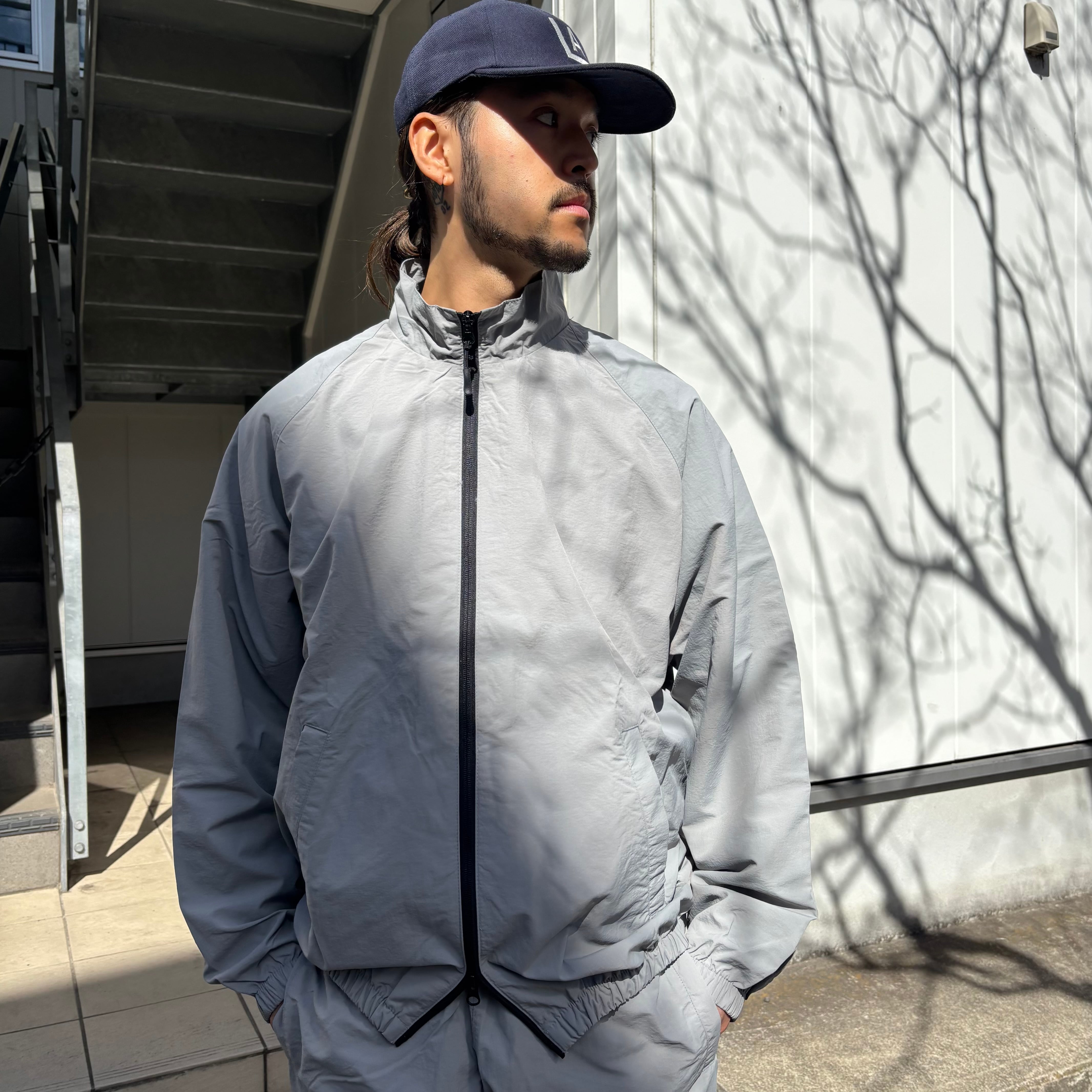 SEABEES Nylon Jacket - Light Gray Charcoal Olive Black