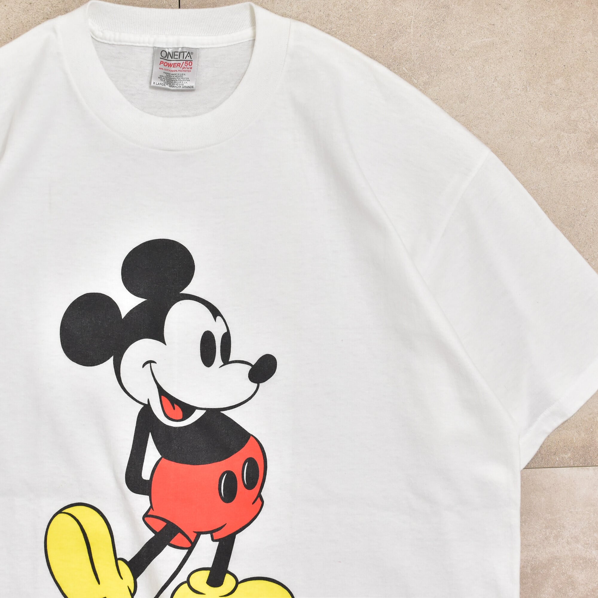 90s USA ONEITA Disney Mickey Mouse T-shirt | 古着屋 grin days