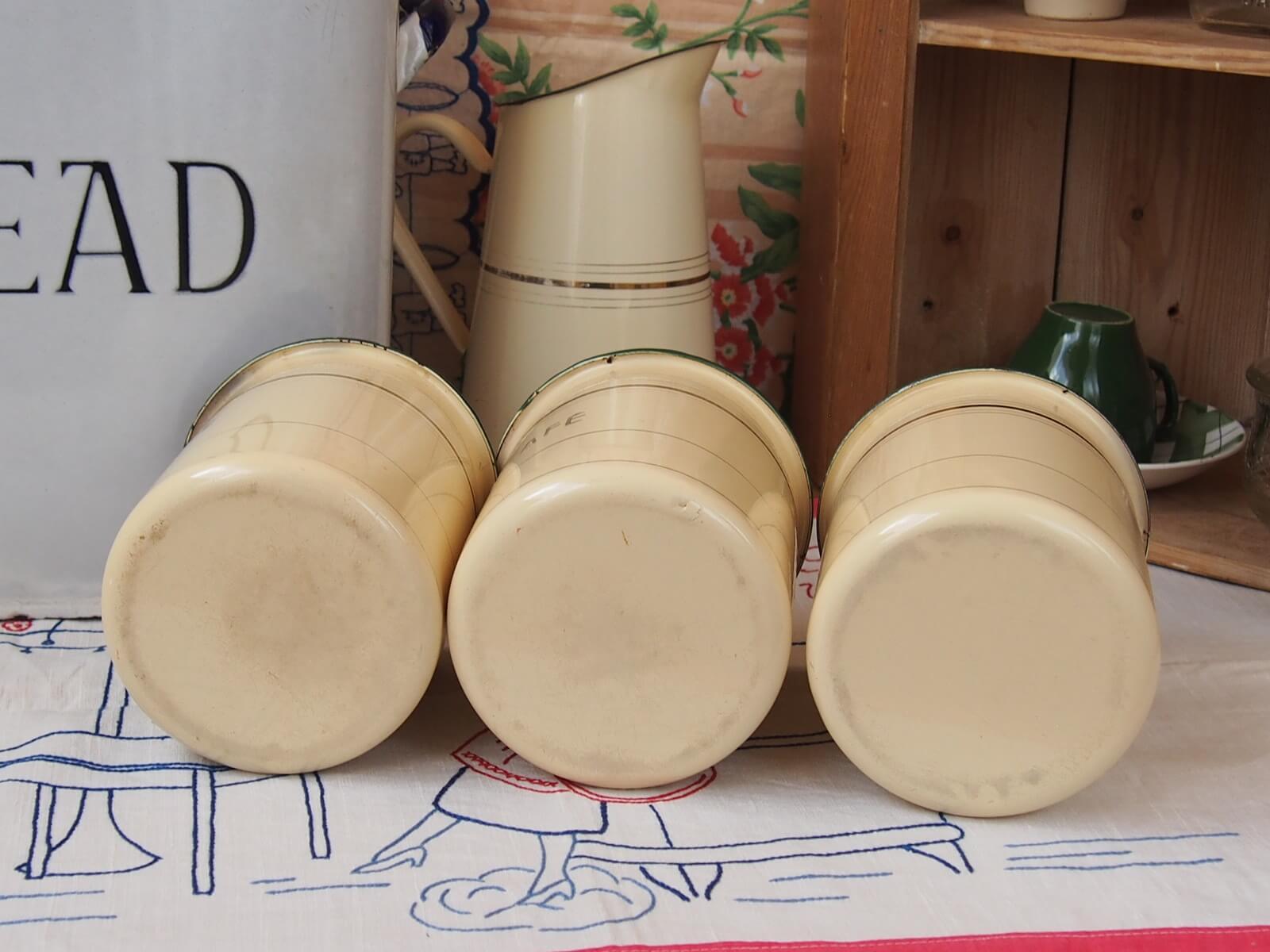 フランスアンティーク キャニスター(3個セット) | Bonny Bee