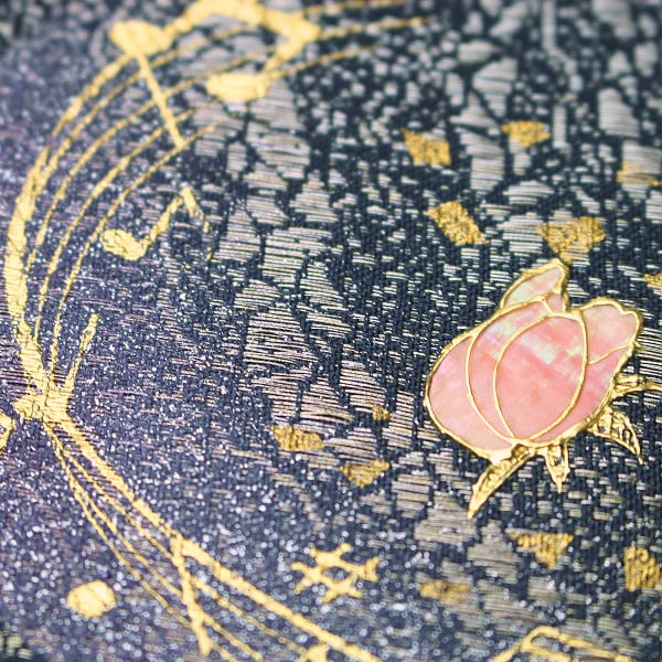 螺鈿作家【藤本隆士】 新品 未使用品 お洒落&素敵なモチーフ 美品の