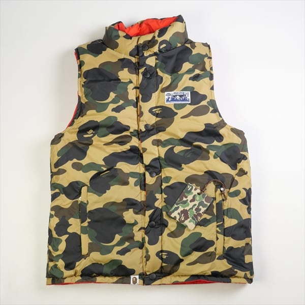 Size【M】 A BATHING APE ア ベイシング エイプ REVERSIBLE DOWN VEST