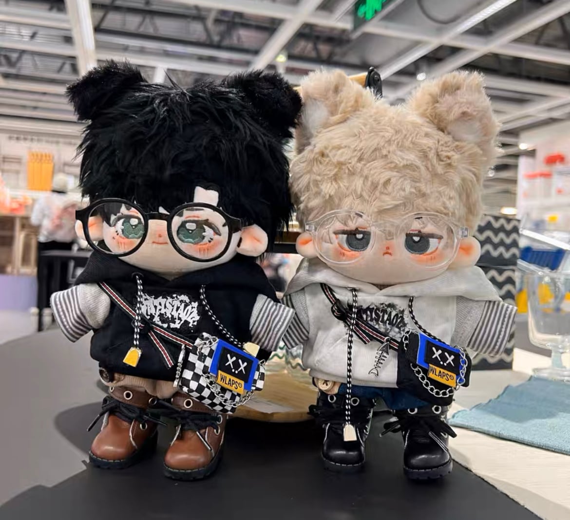 15cm20cmぬいぐるみ用 ちびぬい 着せ替え服 ぬい服 4点セット