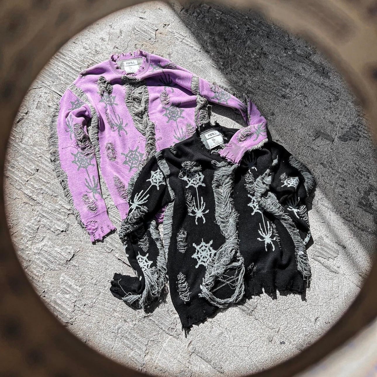 KIDILL】SPIDER KNIT PULLOVER WITH RURUMU | AYIN