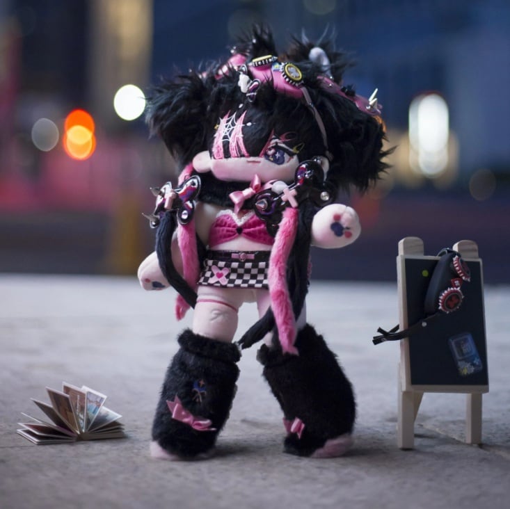 30cm 無属性ぬいぐるみ 骨有 コットン ドール 無属性 スケルトン有