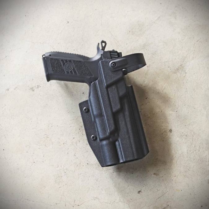 六七五 Cz P-09 X300U ライト 専用 ホルスター 右用 Lv2 ロック