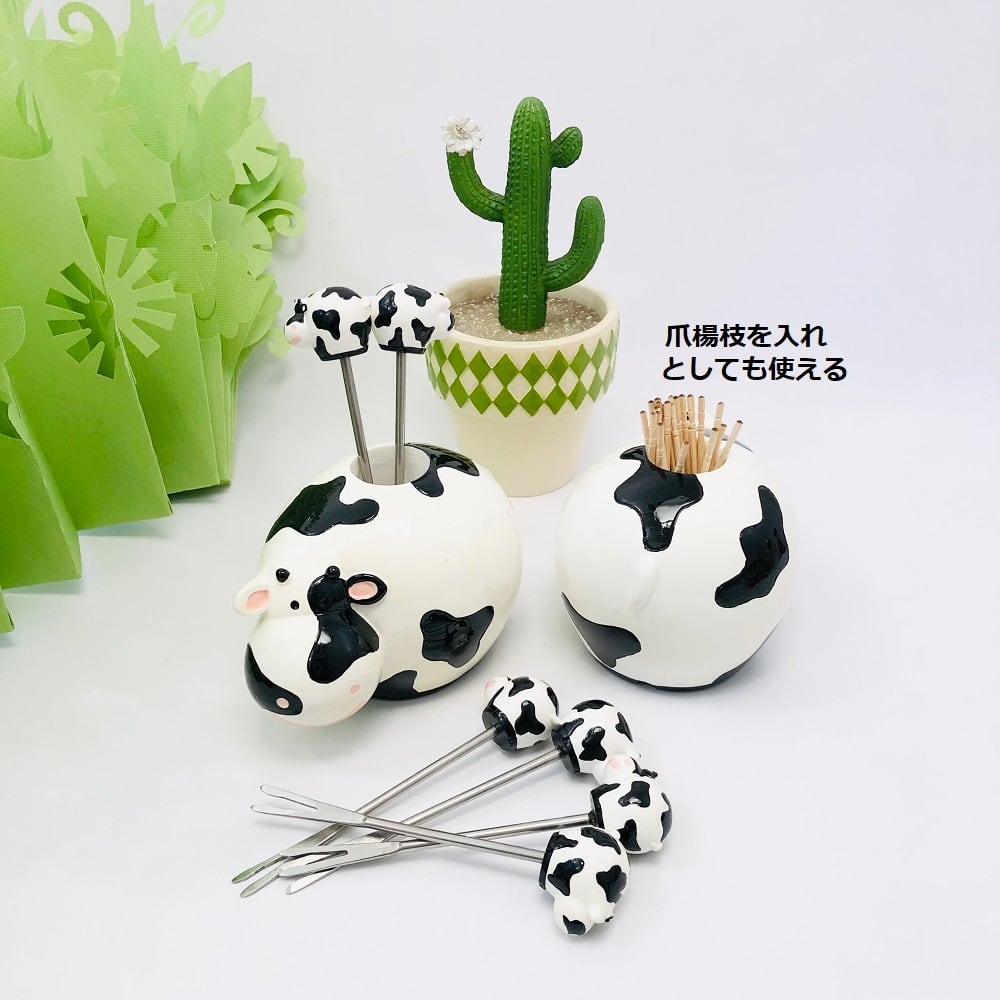 MIKIMOTO 半貴石フルーツピック 5本セット