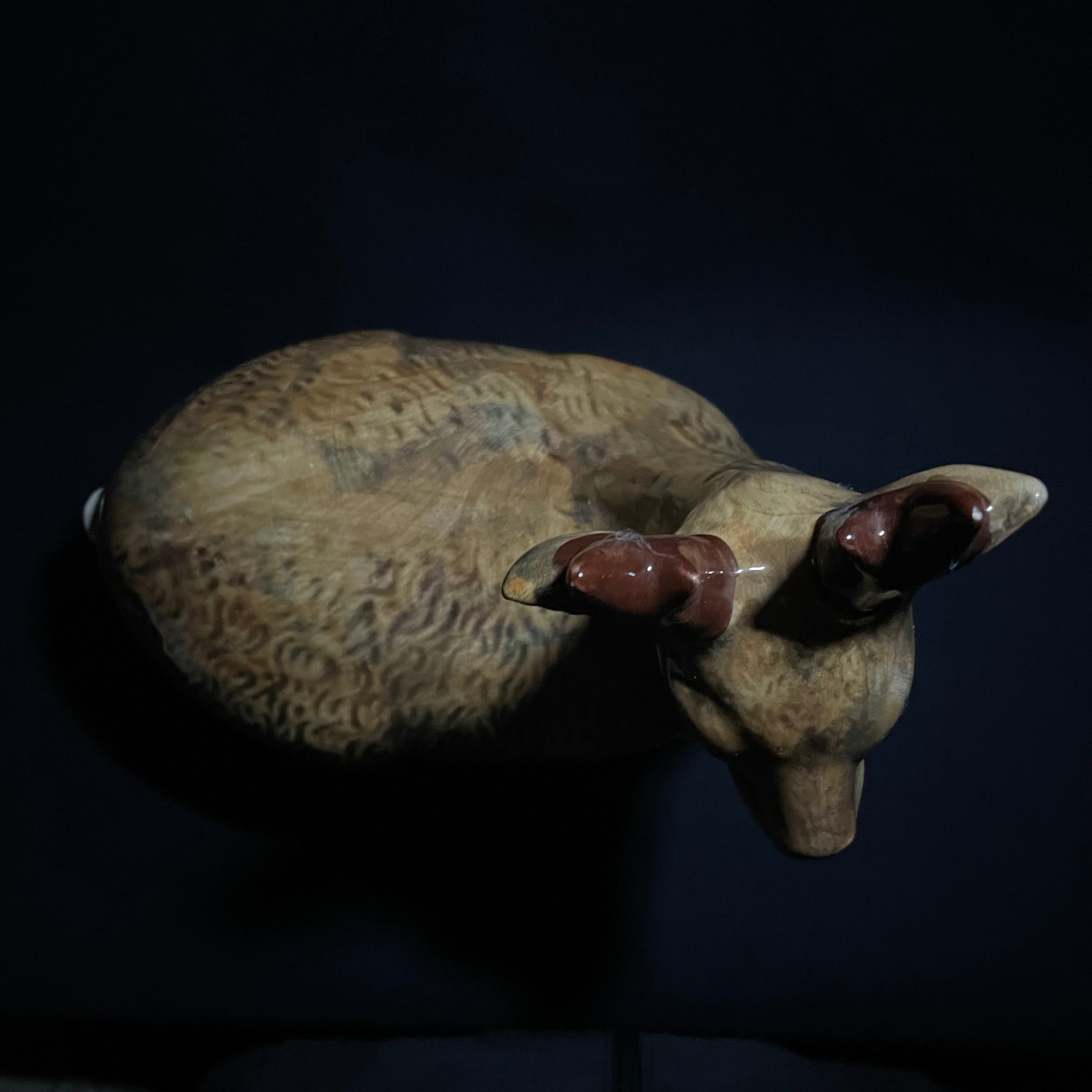 Terrine de Michel Caugant ,Cerf en céramique/ミシェルコーガン