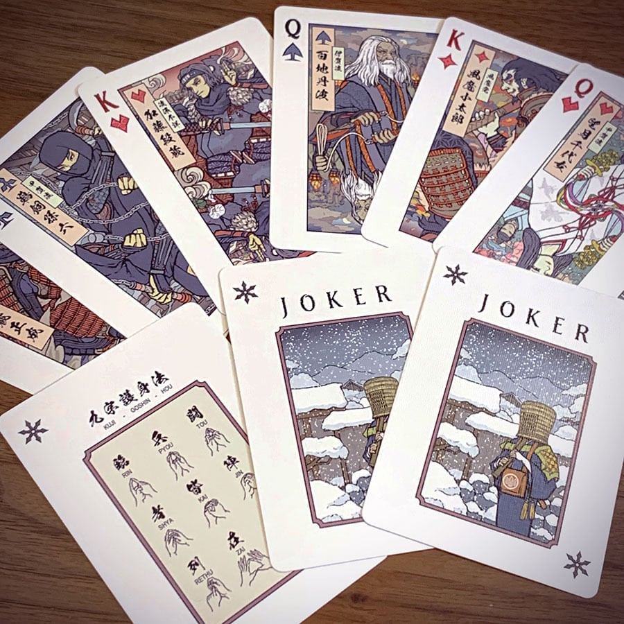 Bicycle Legendary Ninja Playing Cards (カスタムバイスクル