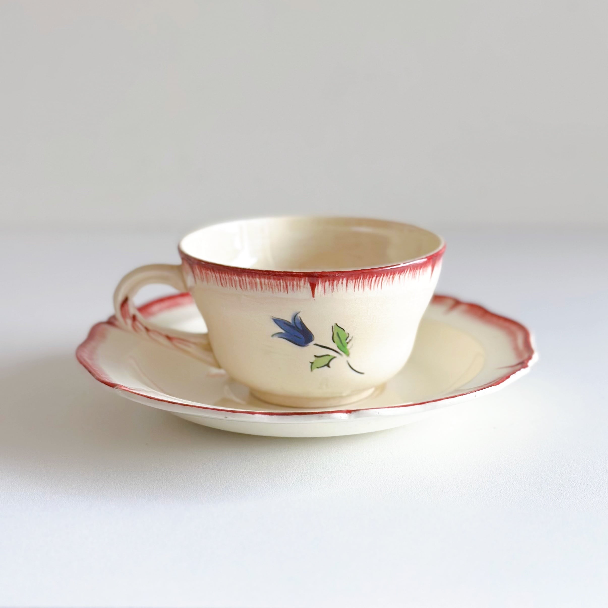 Creil et Montereau クレイユ・モントロー カップ&ソーサー B